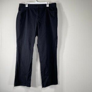 Jones New York Sport Denim Jeans Women's 18 Stretch High Rise Black Casual